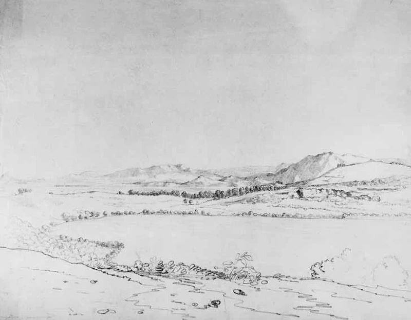 Luigi Basiletti-53-Lago d'Averno, studio